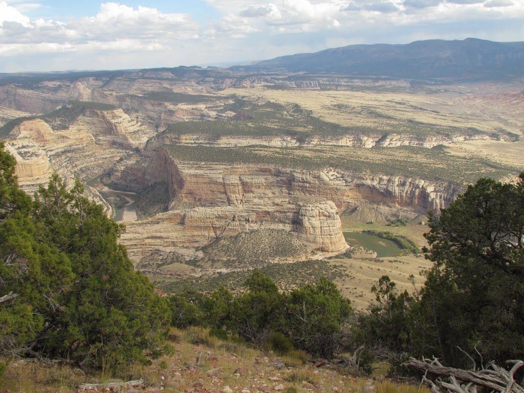 Looking Down on Steamboat Rock by Dana Jensen