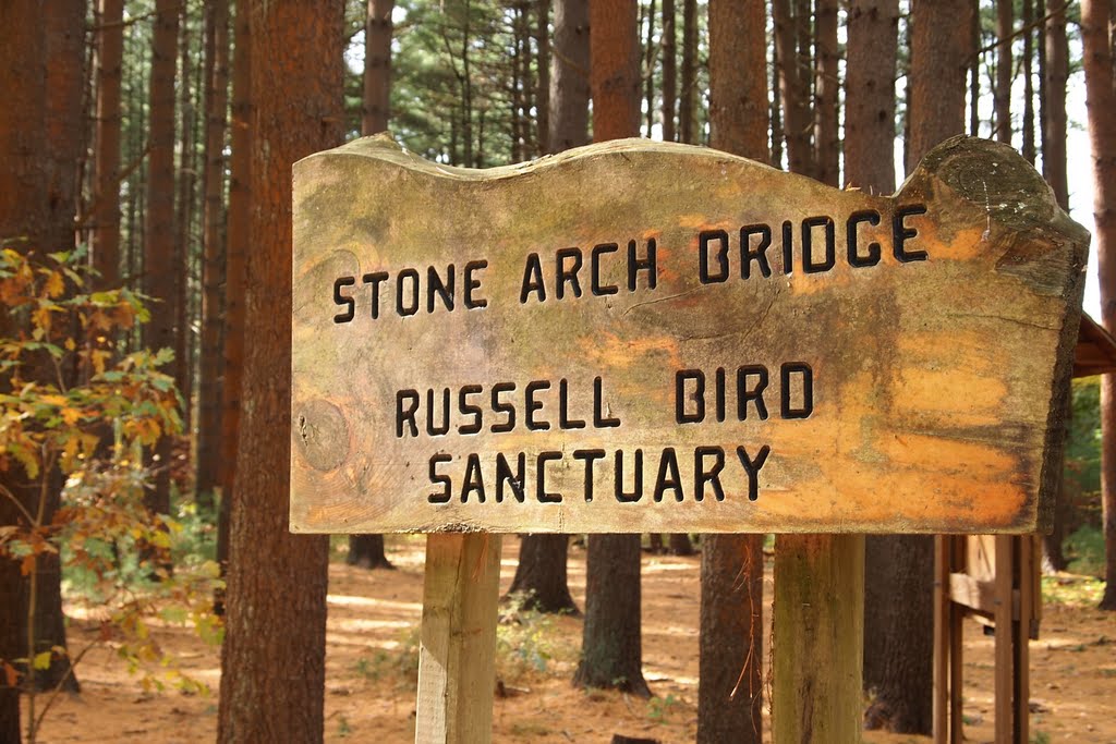 Entrance to stone arch bridge trail by Favourite Fallen Idol