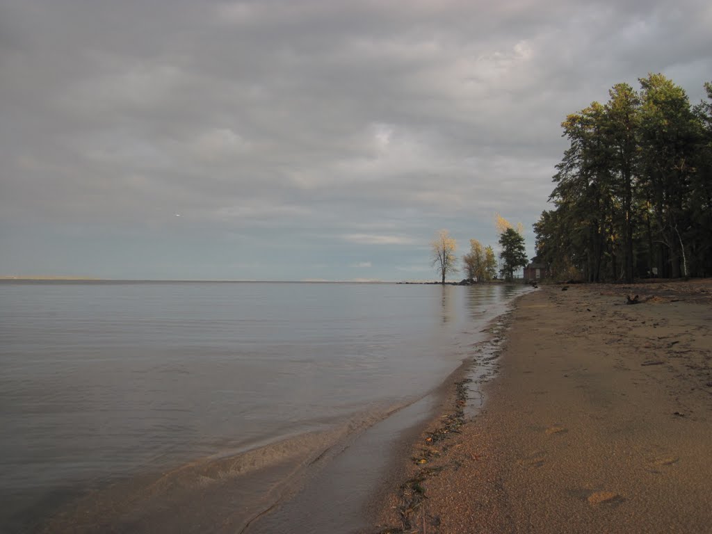 The beach on ausable point by midatlanticriverrat