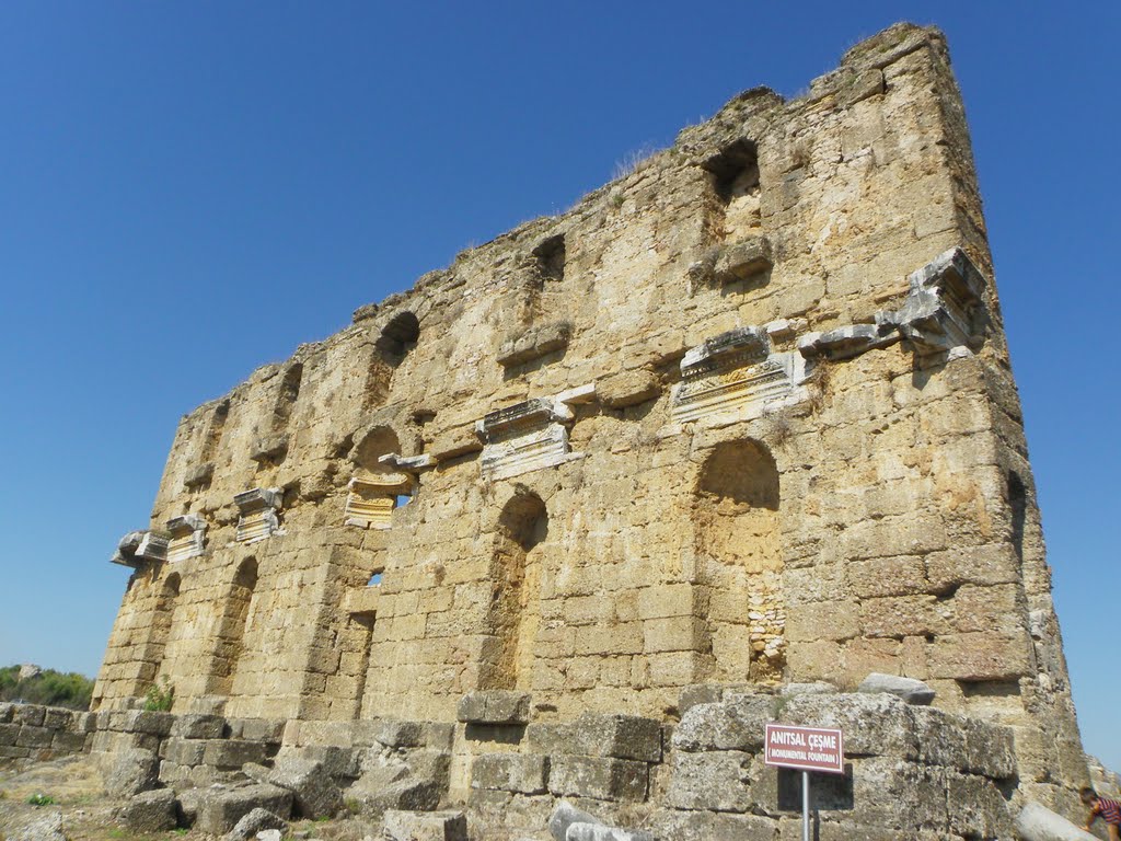 Ancient fountain (aspendos city) by selcuk bugra Goker