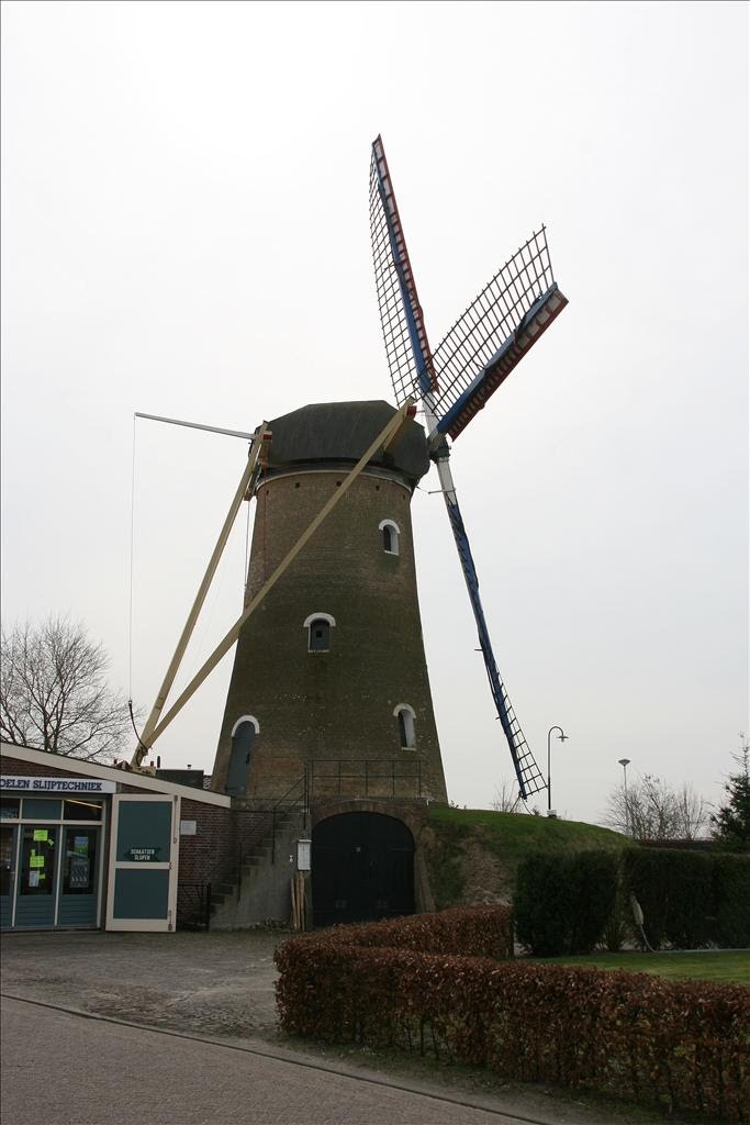 Den Hout - Ruiterspoor : Korenmolen De Hoop by Scholte