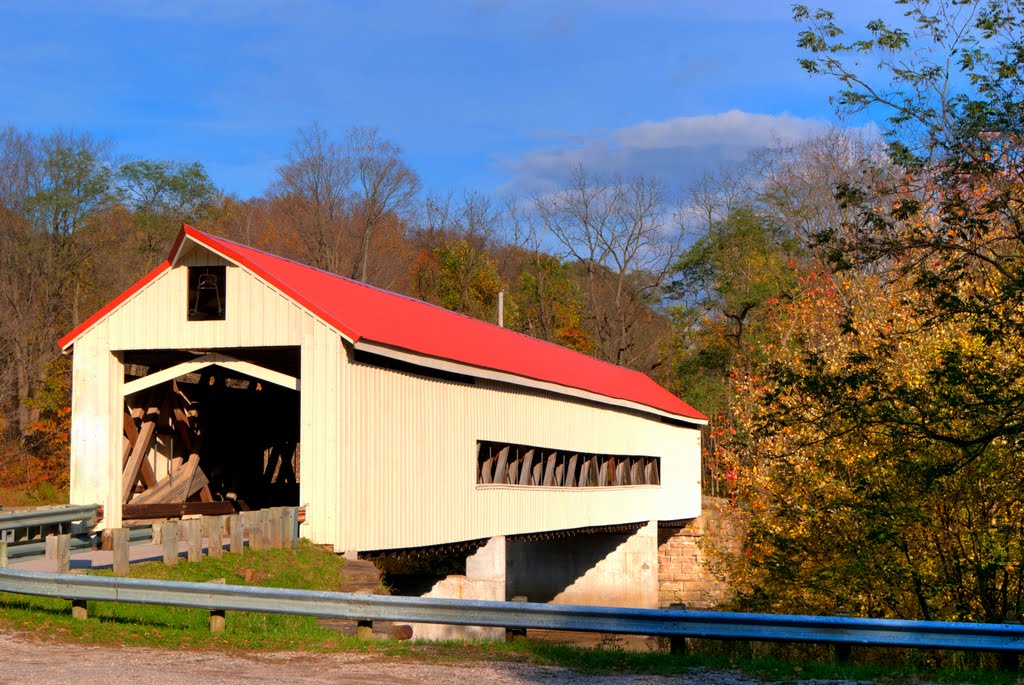 Mechanicsville Covered Bridge by miklacic