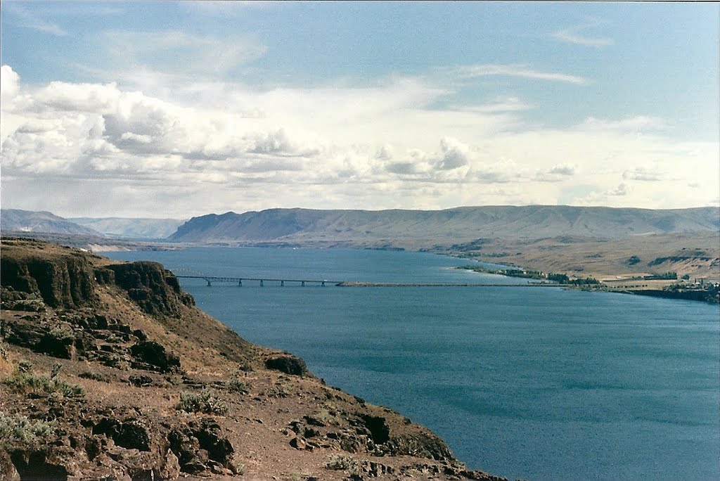 Columbia River Gorge & Bridge by rutschke.jr