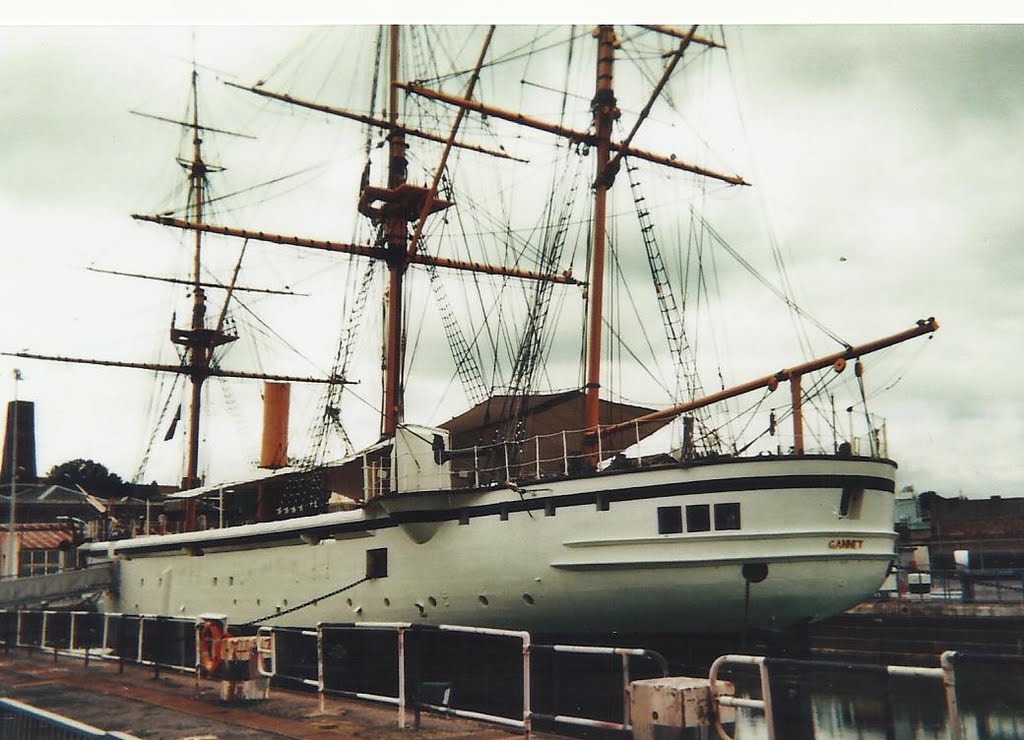 H.M.S.Gannet ,Chatham dock yard. by Keith Huddy