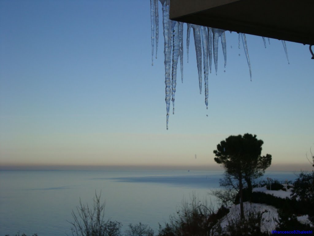 Nevicata 2010 Gabicce Monte by Francesco Balestri