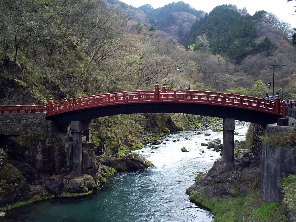 Nikko, Shinkyo bridge by pzglicz