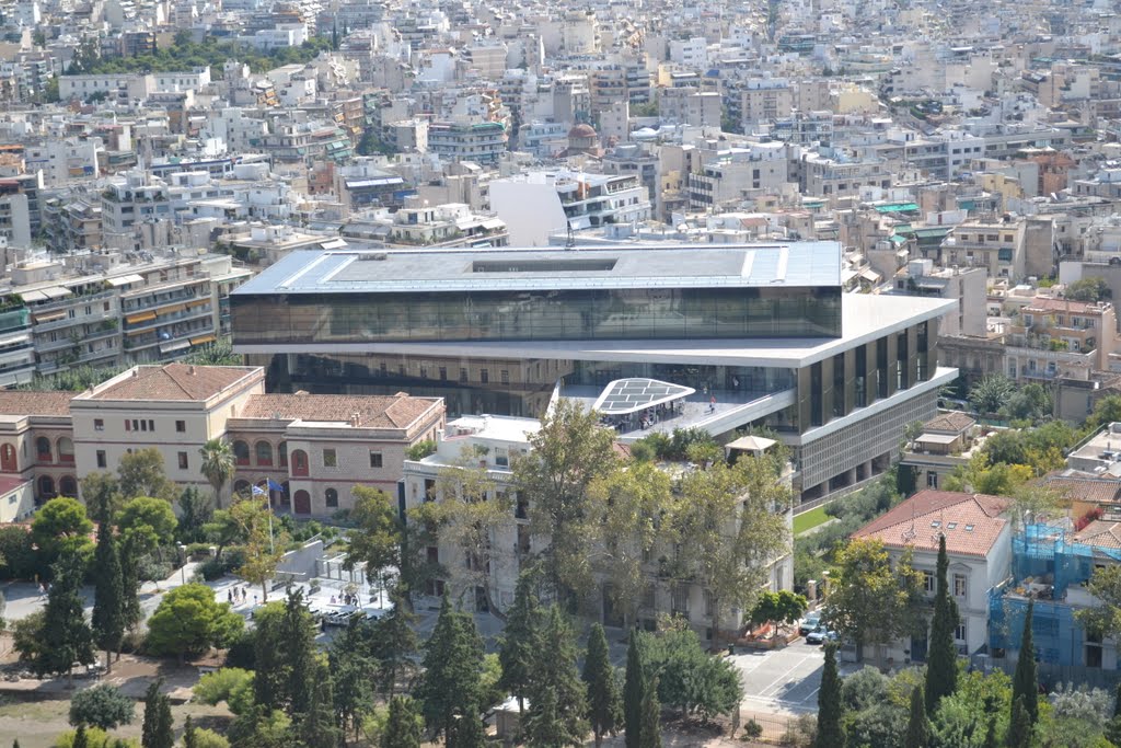 New Acropolis Museum, viewed from the Acropolis by John Starnes