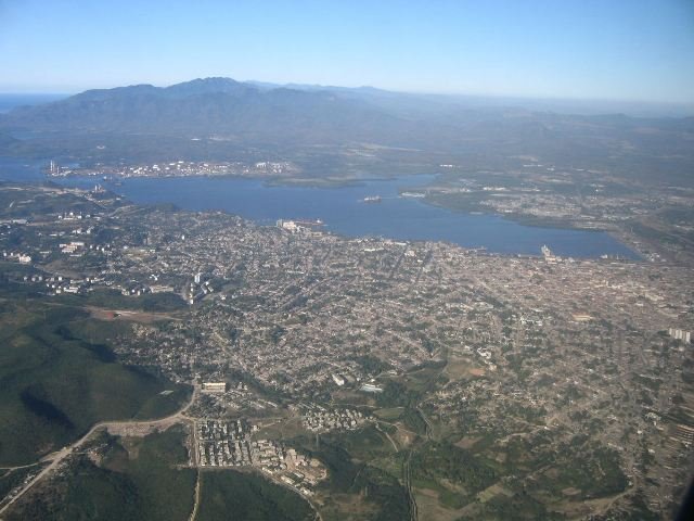 Santiago from air by Gábor Ligeti