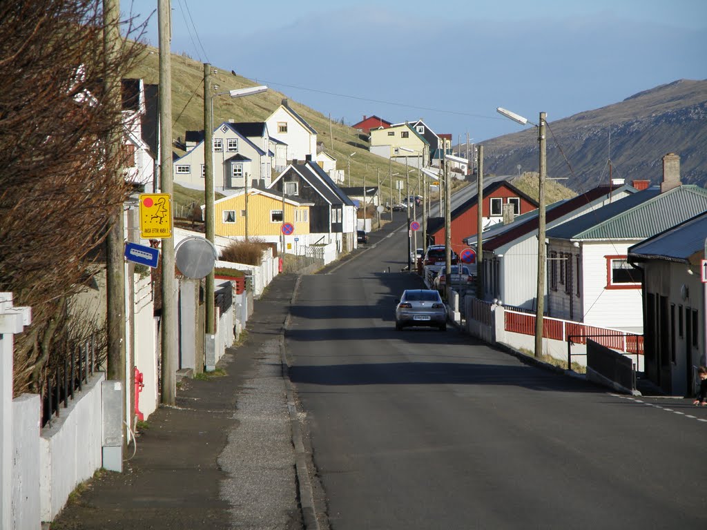 Marknoyrarvegur, Vágur, Faroe Islands by Eileen Sandá