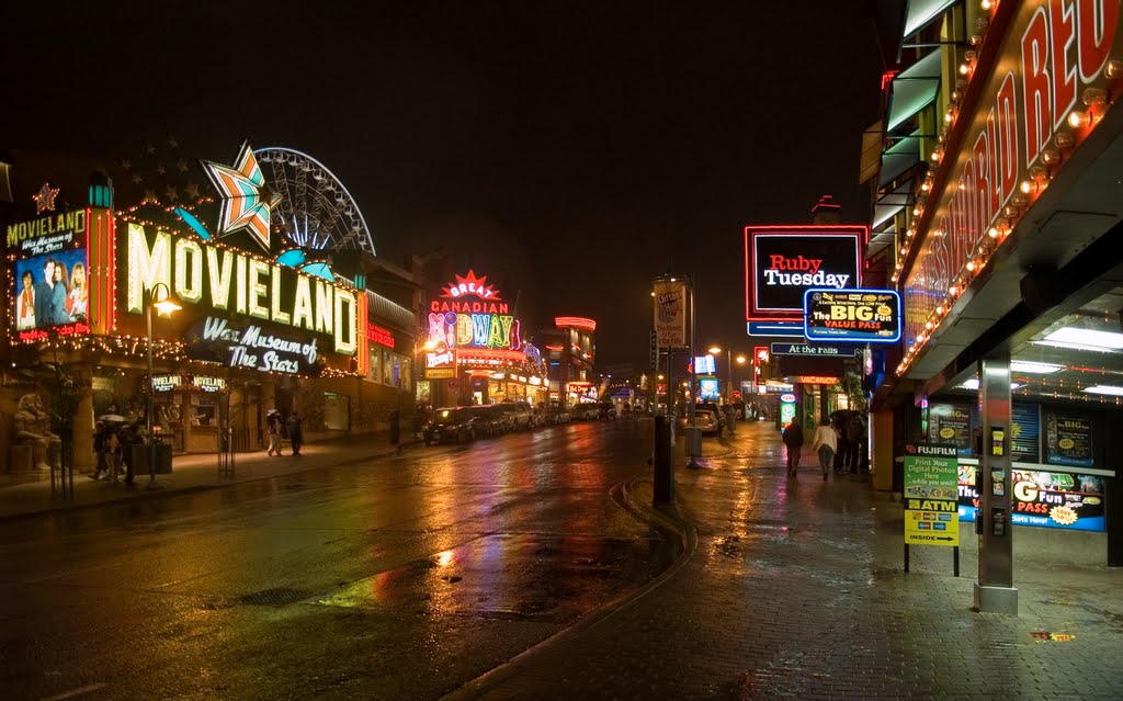 The Wonders of Niagara Falls by Night; Niagara Falls, Ontario (Info on Page1) by Traveling-Crow