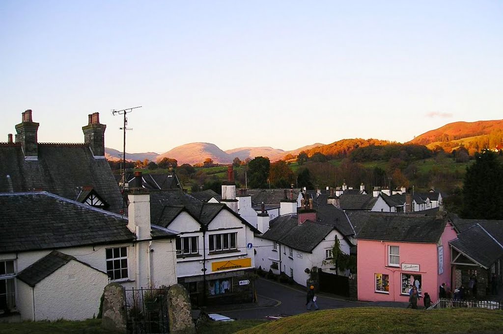 Autumn Evening in Hawkshead by Richard Cruttwell