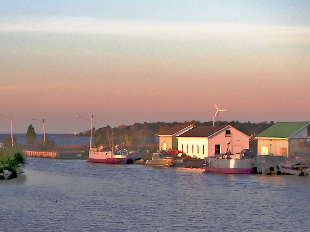 Harbour at Blind River, Ontario by Russ Sharratt