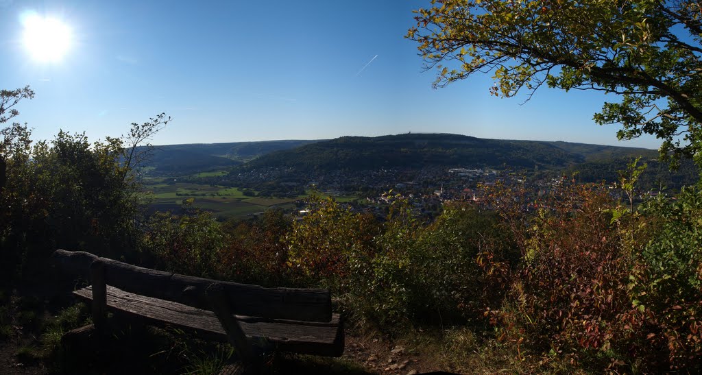 Blick vom Schlüsselstein auf Ebermannstadt by Wolfgang Streit