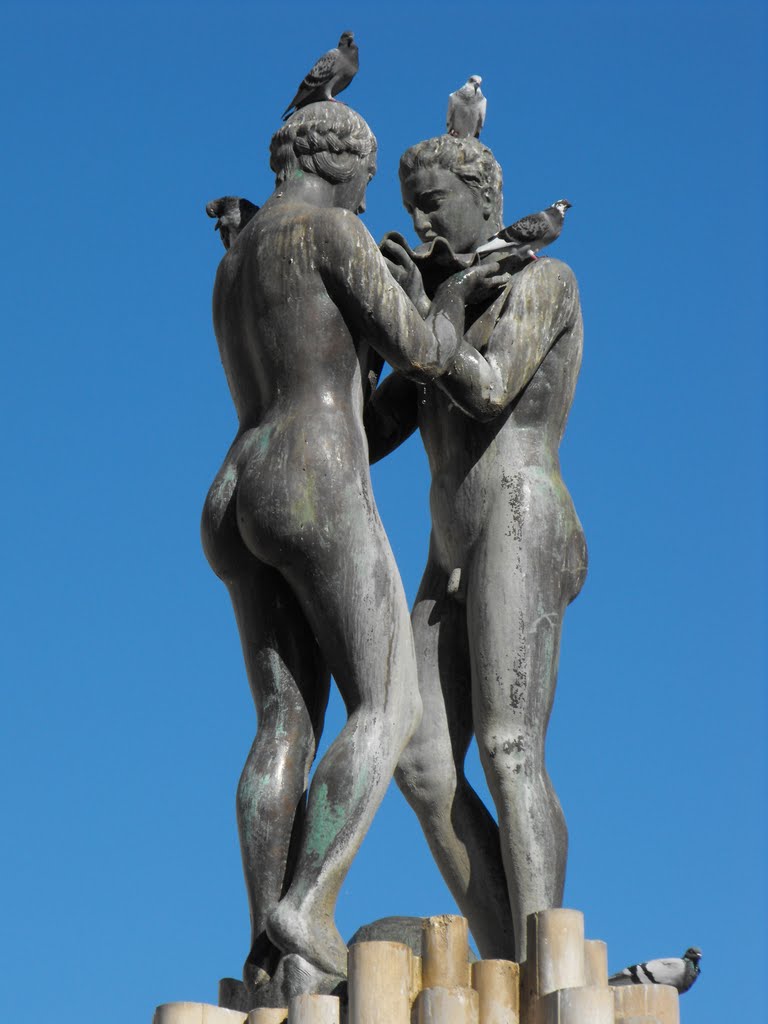 The Lovers Fountain, Lecce by Rene Ramon