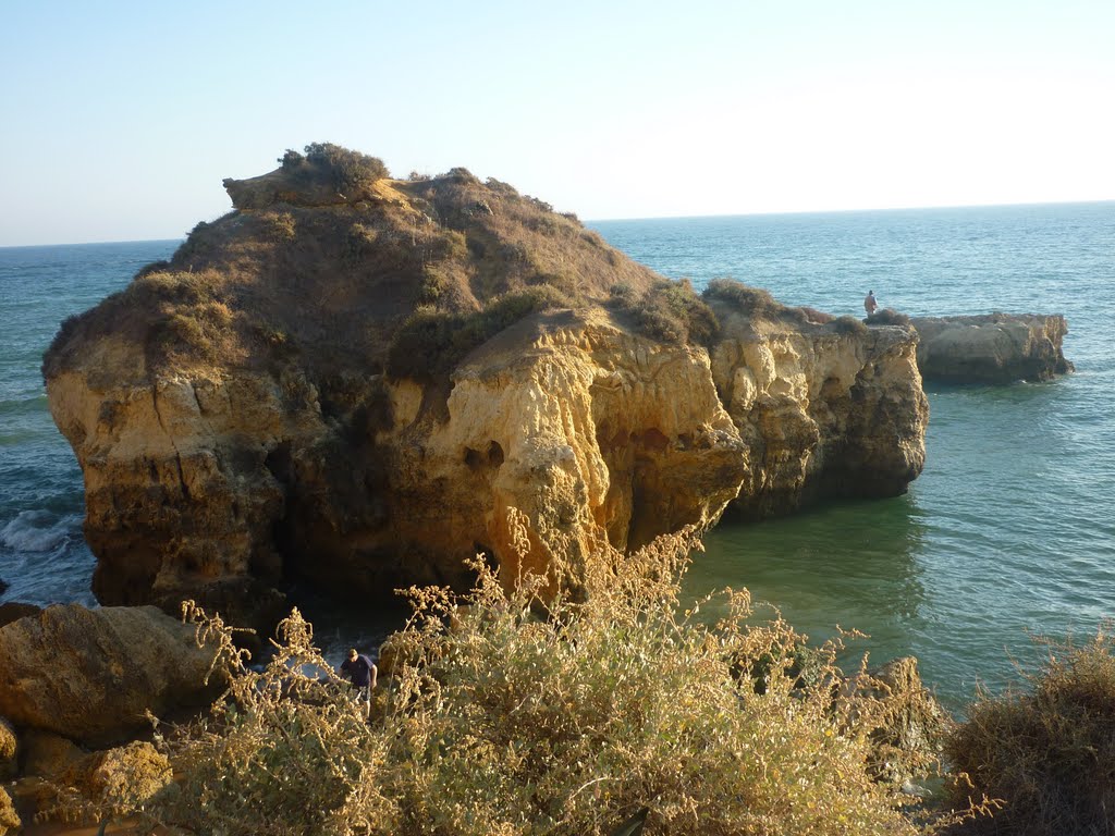 Albufeira fishing rock by squirtleprechaun