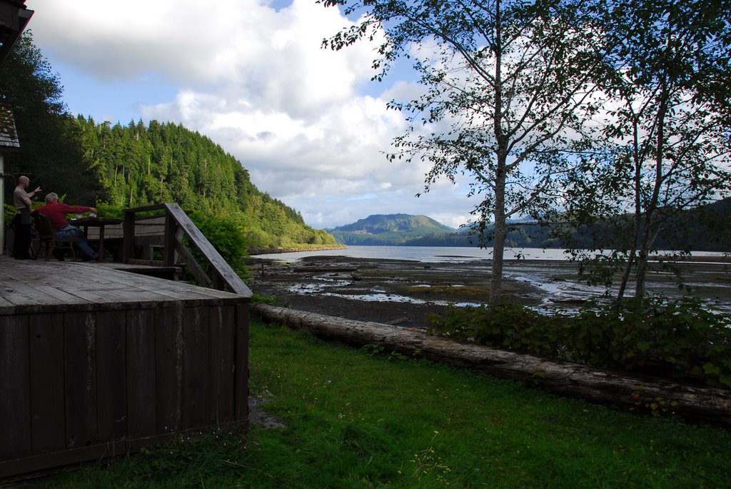 Holberg inlet viewed from the scarlet ibis pub by leadfoot