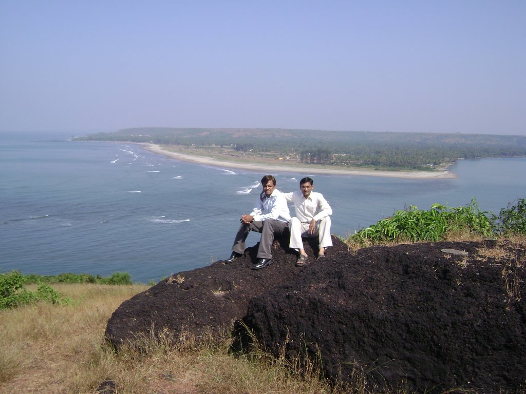 Chapora River View from Chapora Fort by kishor satasiya