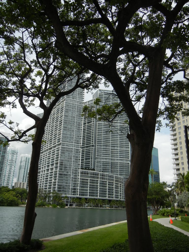 Icon Brickell seen from Brickell Key by josebolado