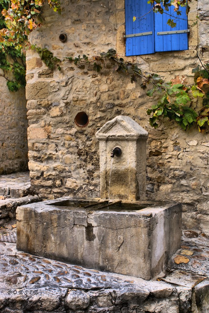 Fontaine de Vaison La Romaine by Marie-Claire “POESIE…