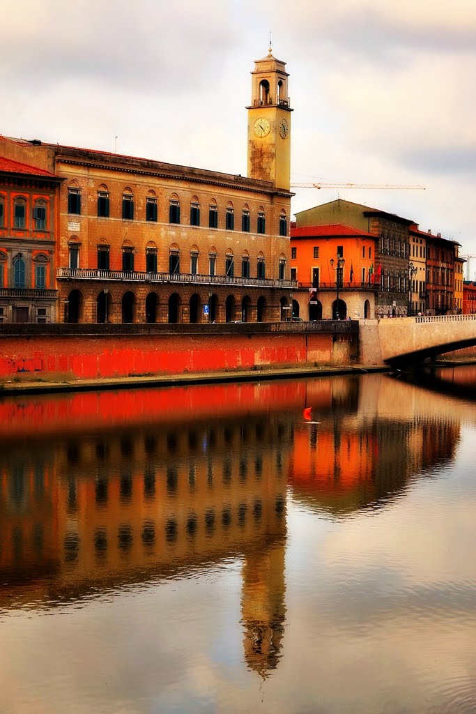 Pisa Clock Tower by szilardvarga