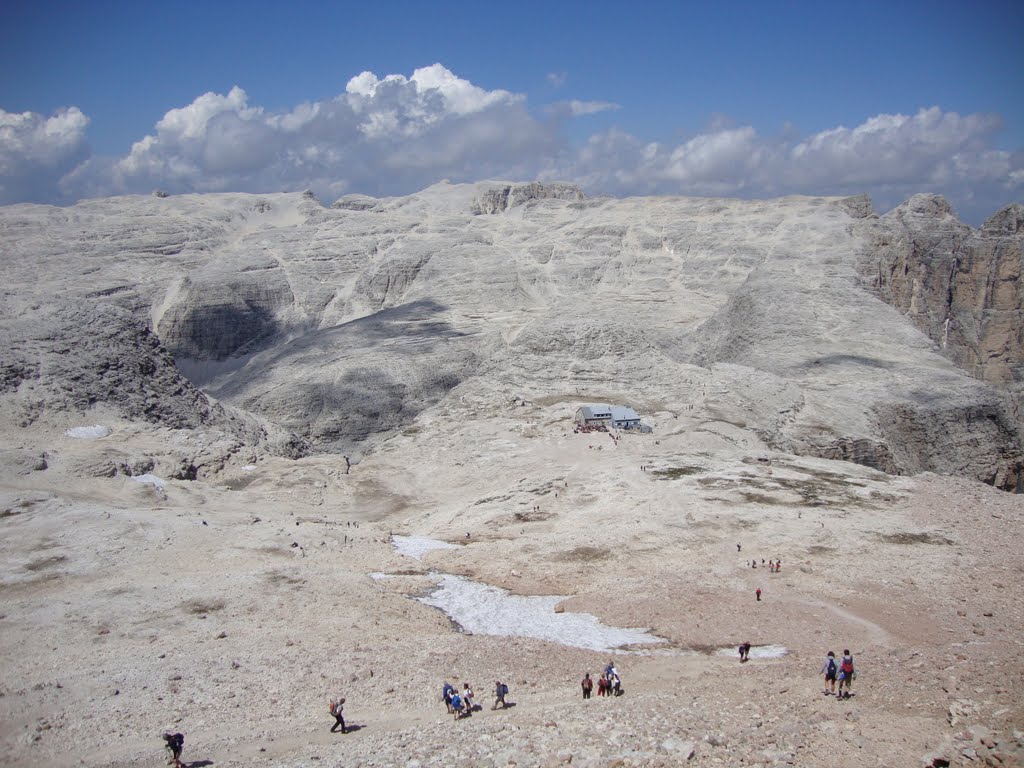 Altopiano del sella dolomiti , by Mario Villanova