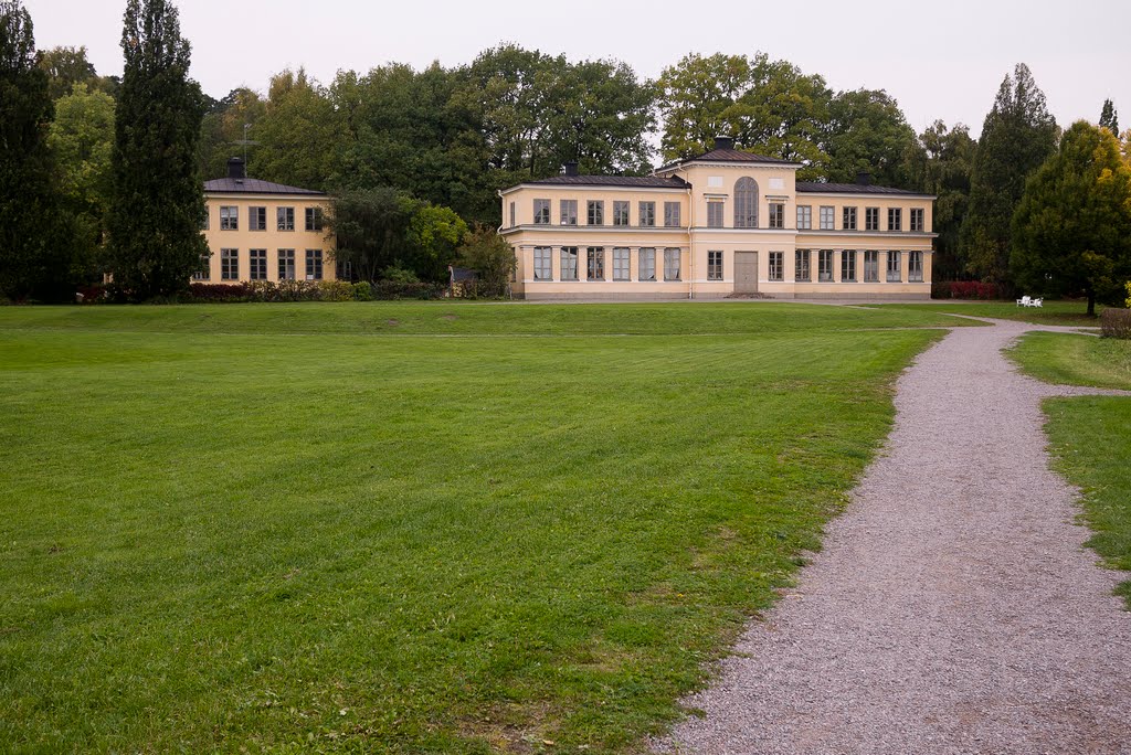 Buildings in Hagaparken, a garden near Stockholm by OssianF