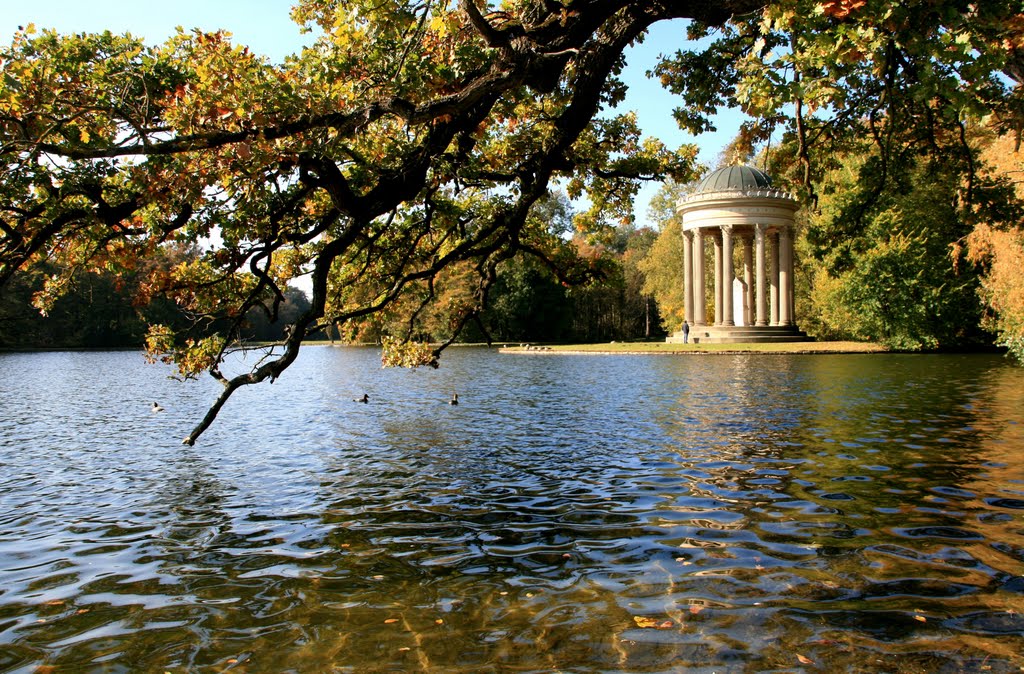 Monopteros, gardens of castle Nymphenburg by Martin van den Bogae…