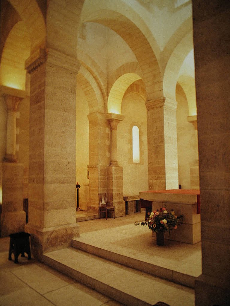 Germigny-des-Prés, Kapelle der Abtei Fleury/St. Benoît 1992 by Wensky