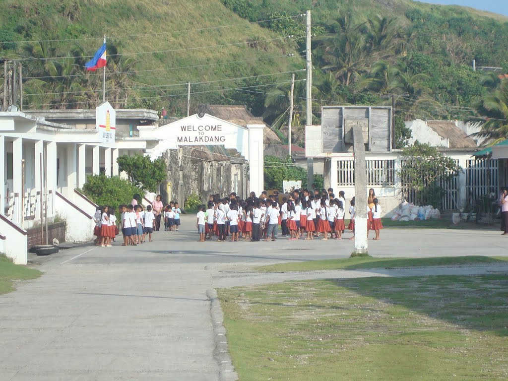 Sabtang Elementary school and welcome arch to Malakdang by cesarpascual