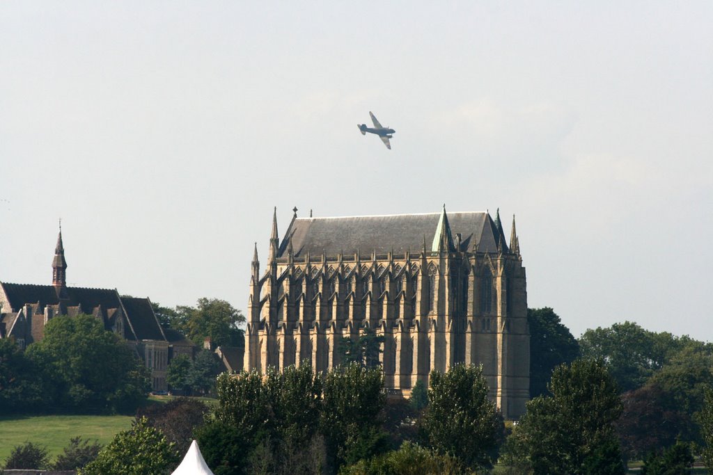 BBMF Dakota over Lancing College by sanguinity