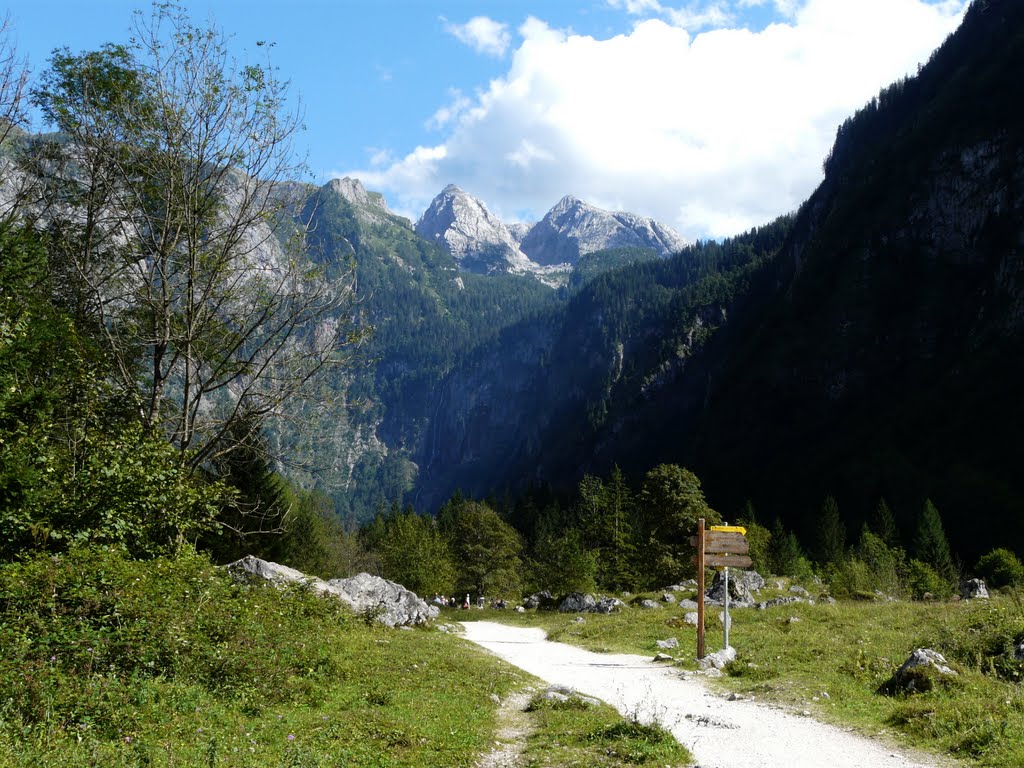 AUF DEM WEG ZUM OBERSEE by Stefan Schenkl