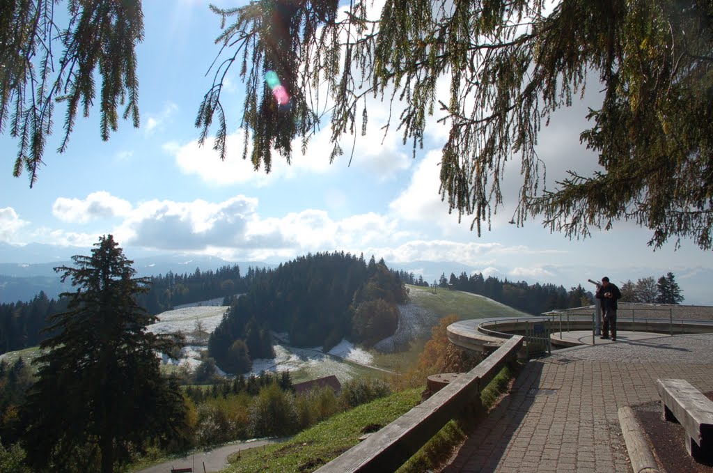 Herbstblick auf Schnee by Maierzwo