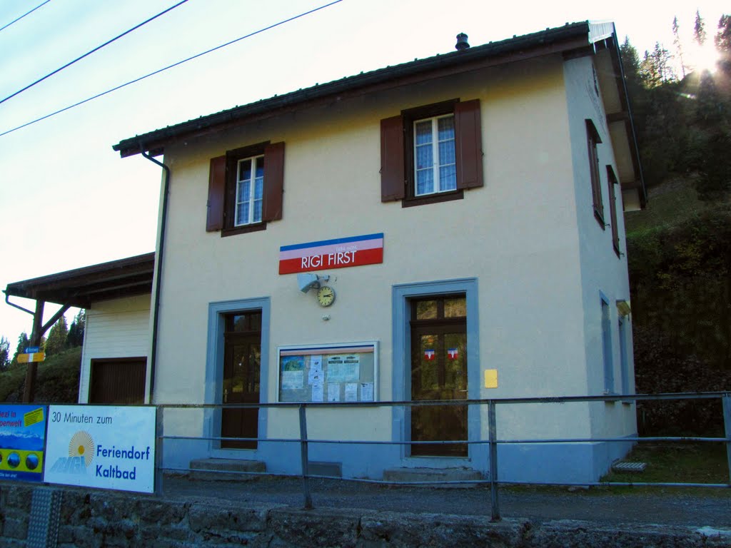 Rigi First Railway Station, Ch by Gez@ batsy