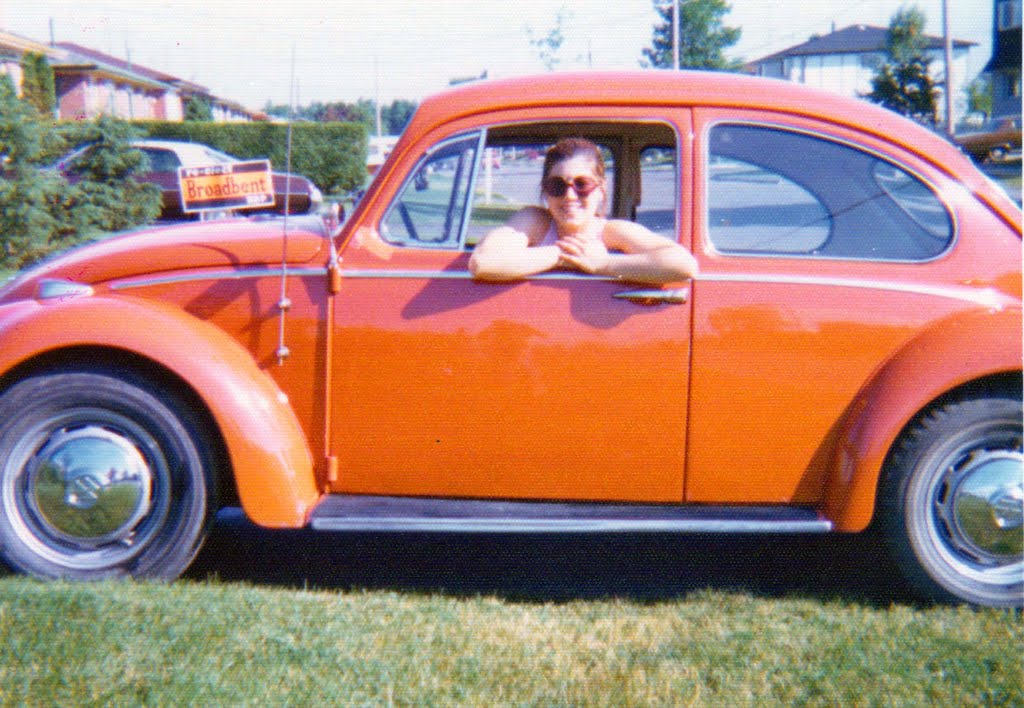 1972 my 1st car in Canada!!!,(vw beetle 1964).. by Aris Patelos