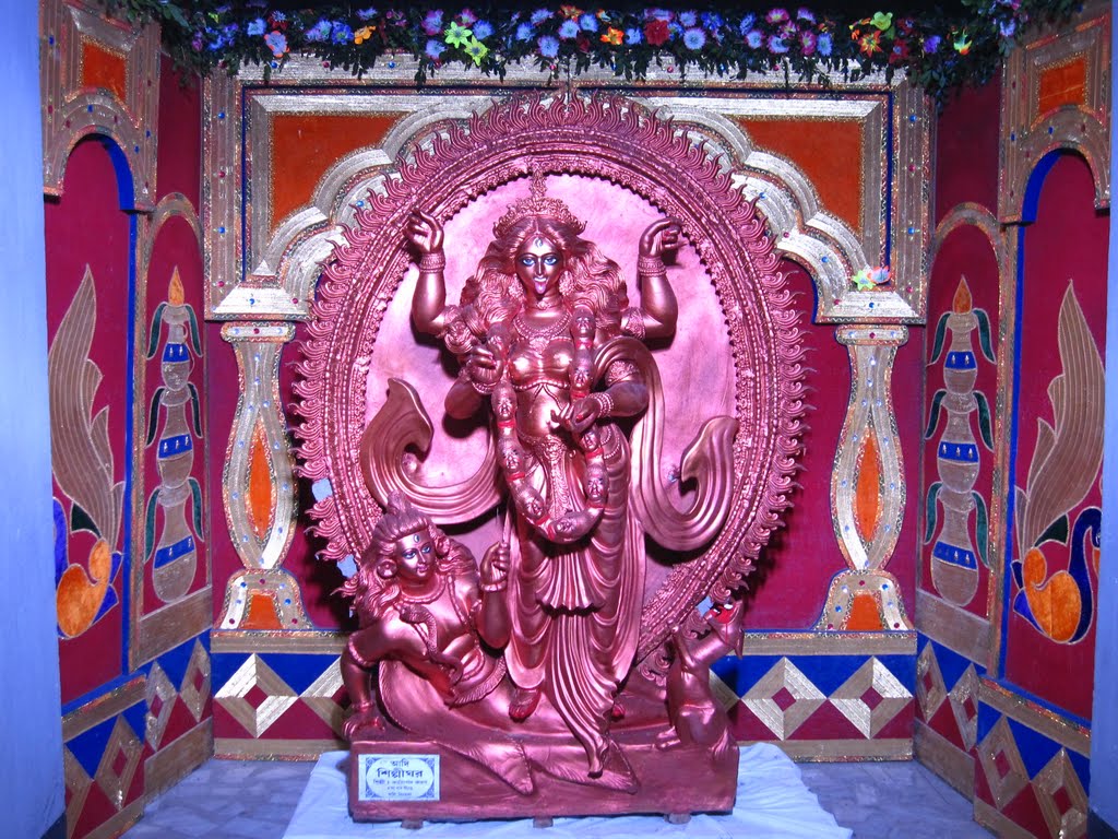 Goddess Kali Idol at Krishna Tower by Dr. Ritesh Kshetri