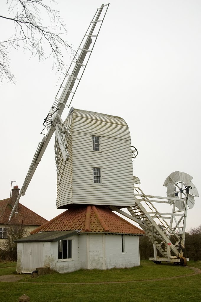 Thorpness Watermill; Thorpeness, Aldeburgh, East Anglia, Suffolk by Traveling-Crow