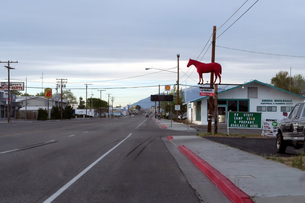 Entering Bishop from south by R Melgar