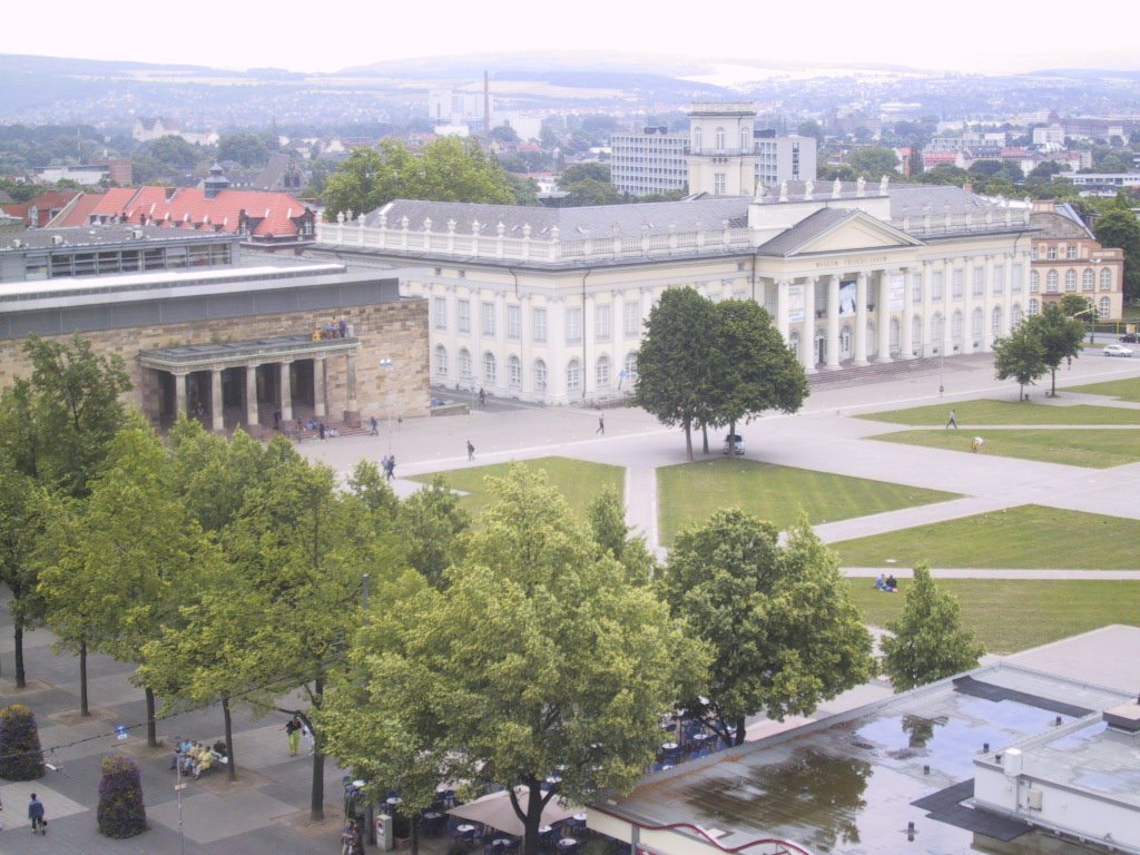 Friedrichsplatz mit Fridericianum by L.Turowski