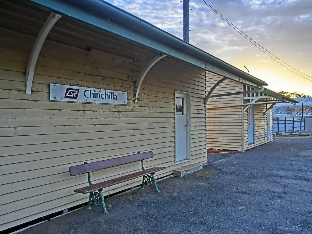 Dawn at Chinchilla Railway Station by Aussie Jim Boomer