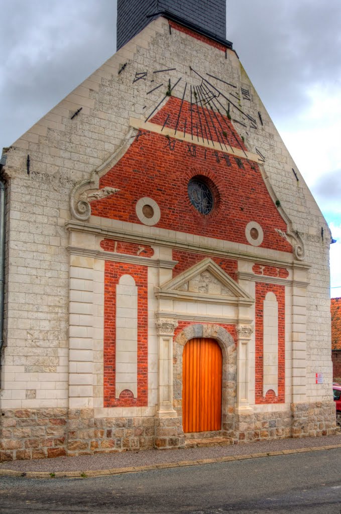 La facade de l'église de Frevillers by pir6mon