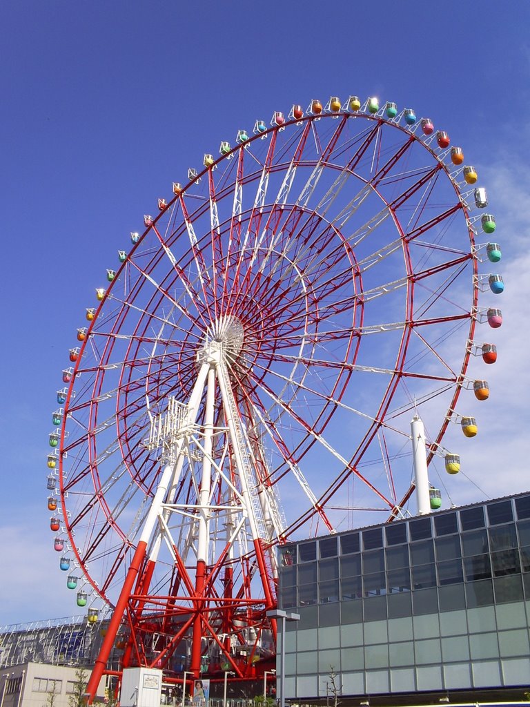 Odaiba - Ferris Wheel by pzglicz