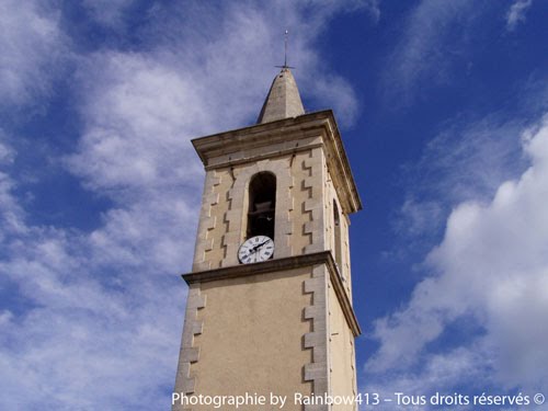 Clocher de l'Eglise Sainte-Agathe by Rainbow413