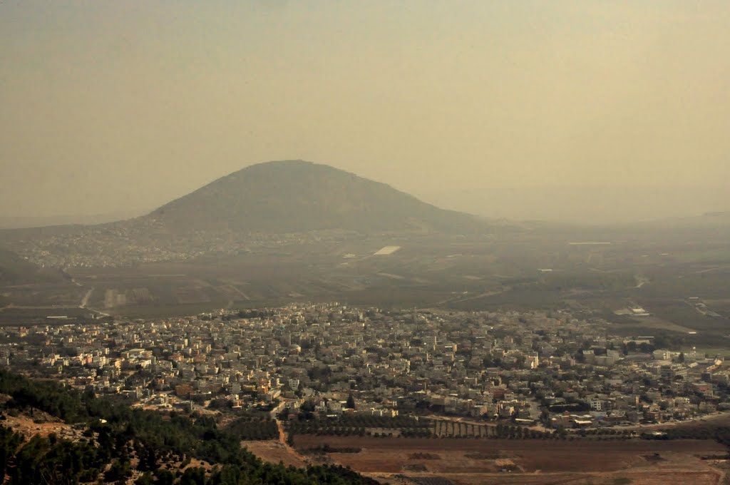 Mount of Transfiguration & Shchuna Ma'aravit town by Ion Paul ™