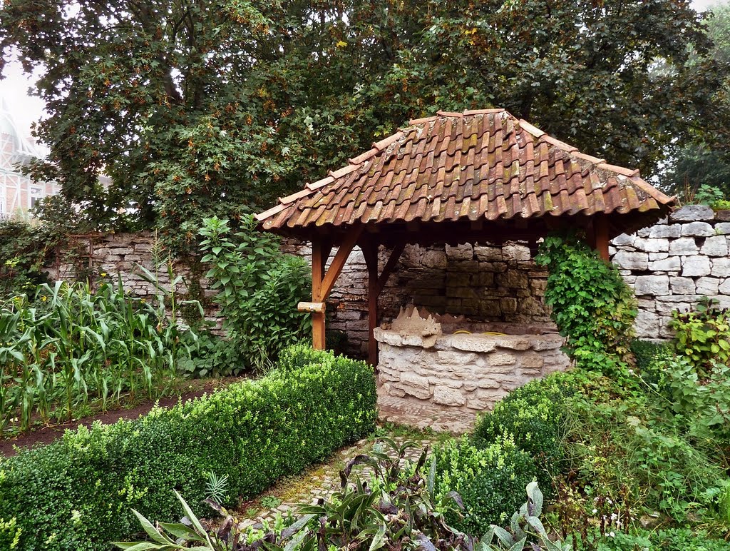 Brunnen hinter Stadtmauer, Bad Langensalza by matmicpic