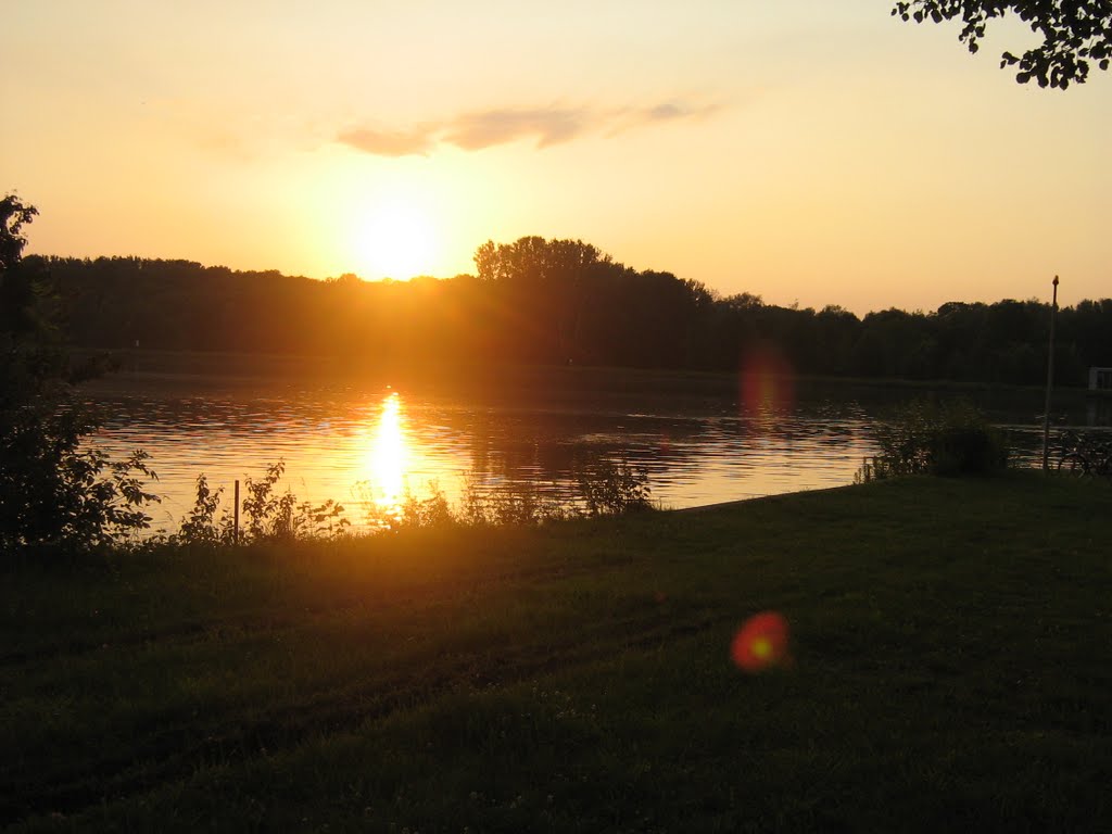 Sonnenuntergang an der Donau Ingolstadt by Geri221160