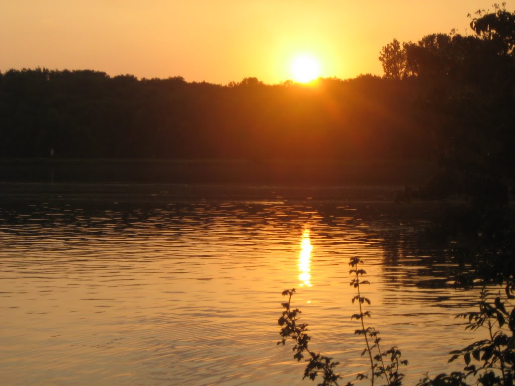 Donau Ingolstdt Sonnenuntergang by Geri221160