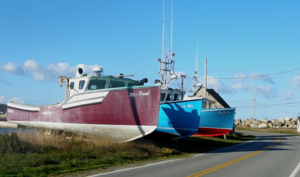 Parked Fishing Boats by Focalow