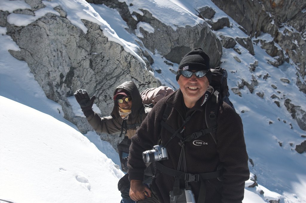 Crossing Cho la Pass by Phil Sullivan