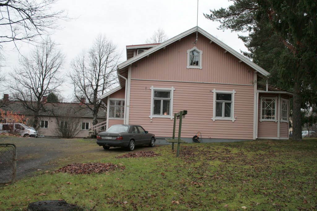 Toijala, Center, Railway Station, Old Wood House, 1 November 2011 by Johanan Järvinen