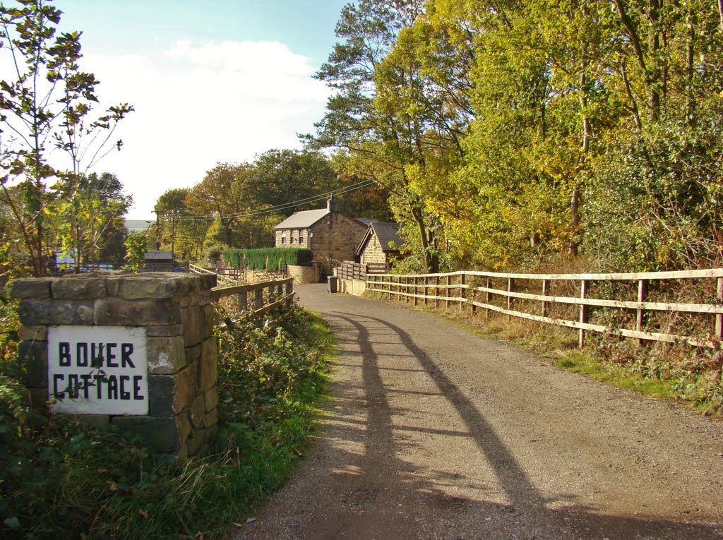 Bower Cottage and driveway, Wadsley, Sheffield S6 by sixxsix